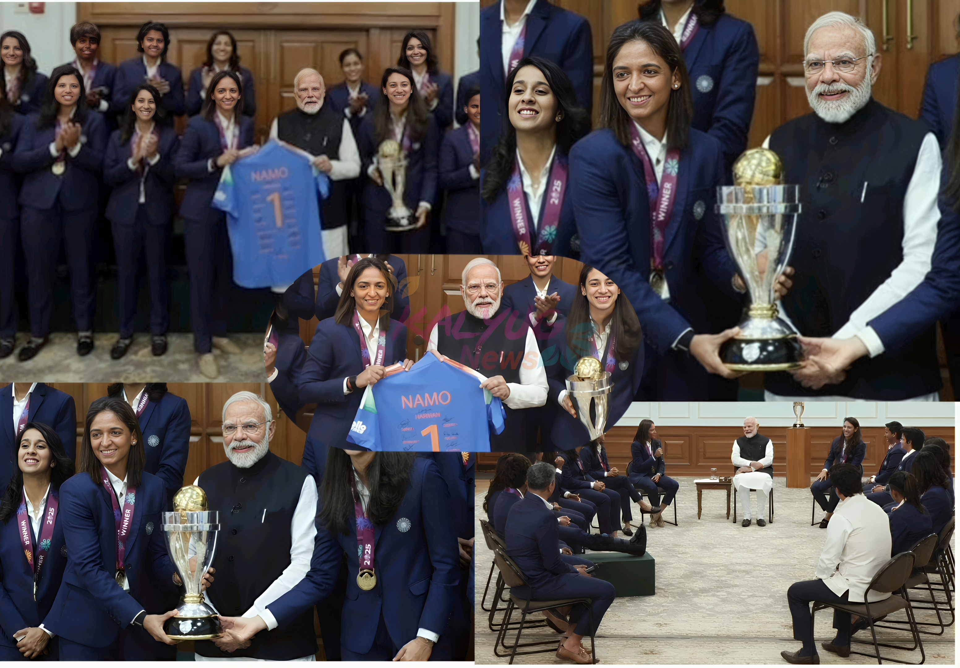 विश्व विजेता भारतीय महिला क्रिकेट टीम ने की प्रधानमंत्री नरेंद्र मोदी से मुलाकात, 'फिट इंडिया' संदेश को आगे बढ़ाने का मिला खास 'टास्क'